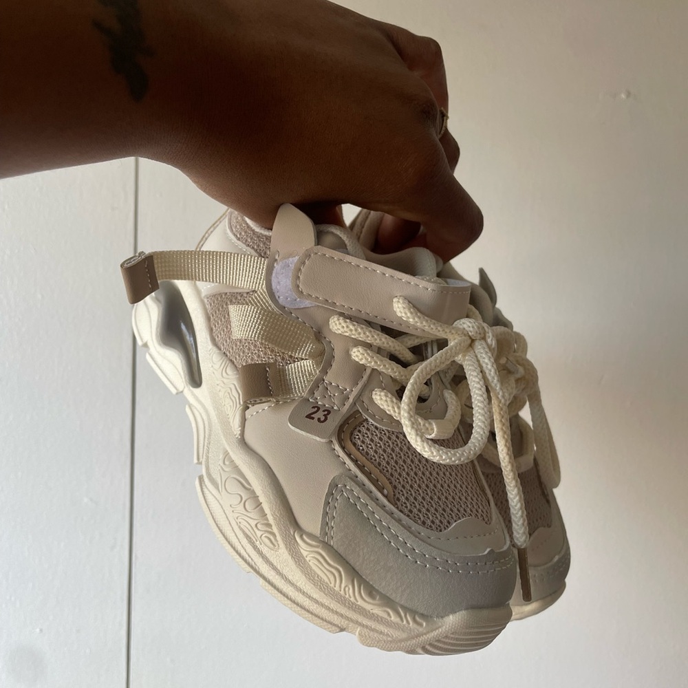 Kids chunky platform shoe